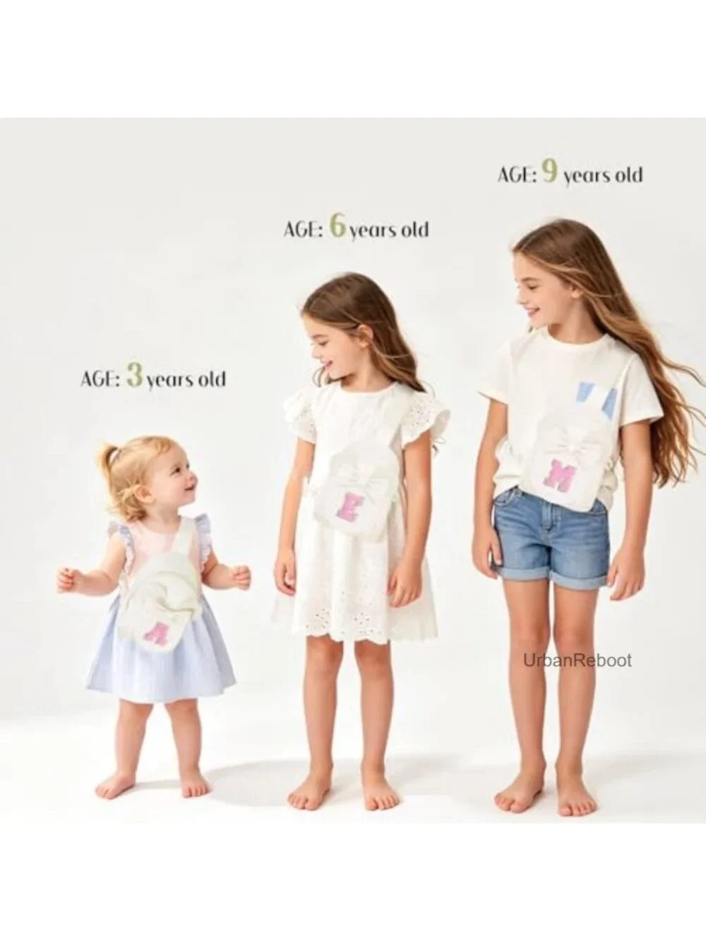 Girls Personalized Initial Crossbody Bag & Mini Belt Bag Bundle
